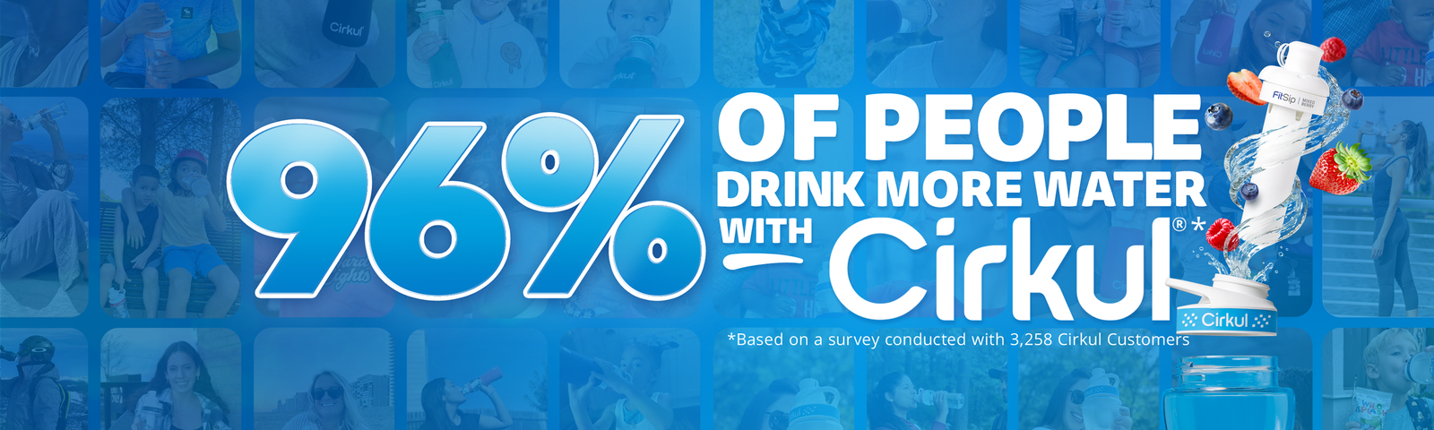 96% of people love Cirkul