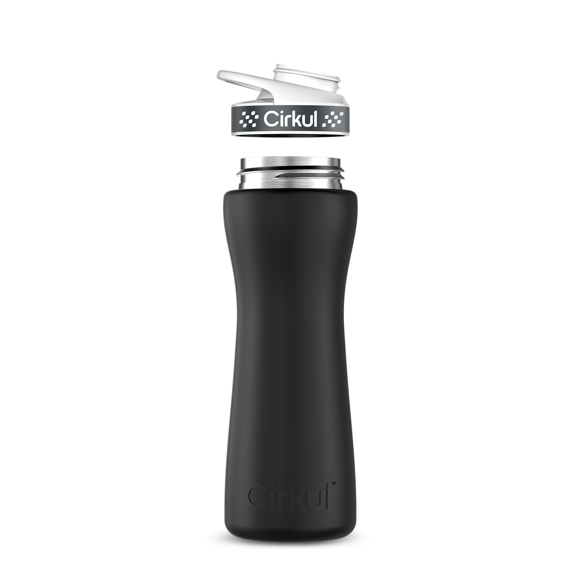 22oz. Stainless Steel Bottle & Comfort Grip Lid - Image 2