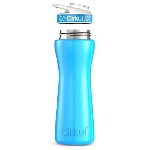22oz. Stainless Steel Bottle & Comfort Grip Lid - Image 2
