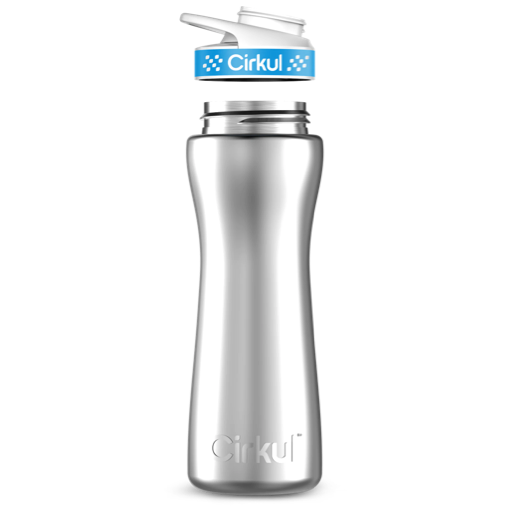 22oz. Stainless Steel Bottle & Comfort Grip Lid - Image 4