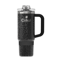 Limited Edition: 30oz. Black Leopard Travel StrawSip™ Tumbler